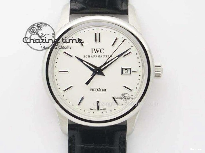 MIROTIME 0218 Compact Portugieser Perpetual Calendar IW503302 RG V9F 1:1 Best Edition White Dial on Brown Leather Strap A 7113